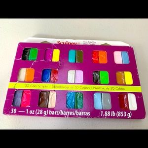 👩🏼‍🎨Sculpty III Oven Bake Polymer Clay 1 oz Bars NIB Multi Color